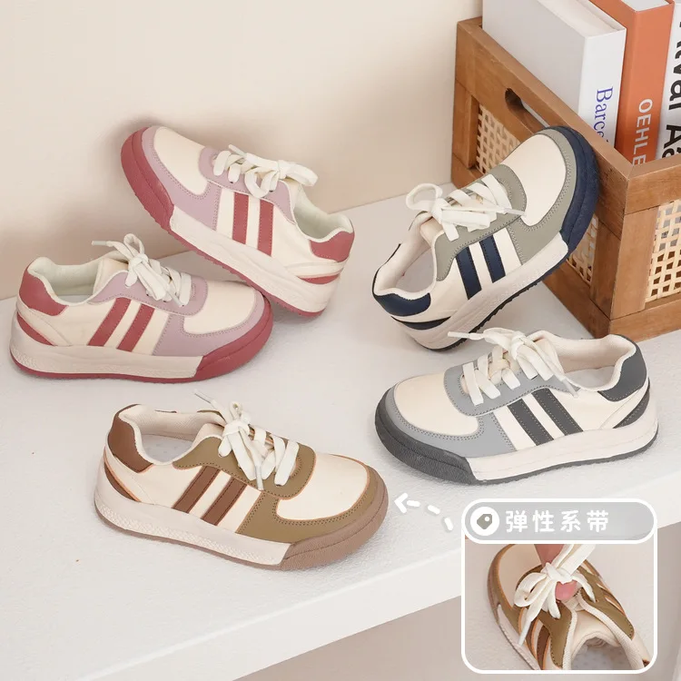 

New Autumn Sports Shoes For Boys And Girls Leather Shoes