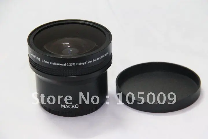 Объектив рыбий глаз с 12 5 макрообъективом черный