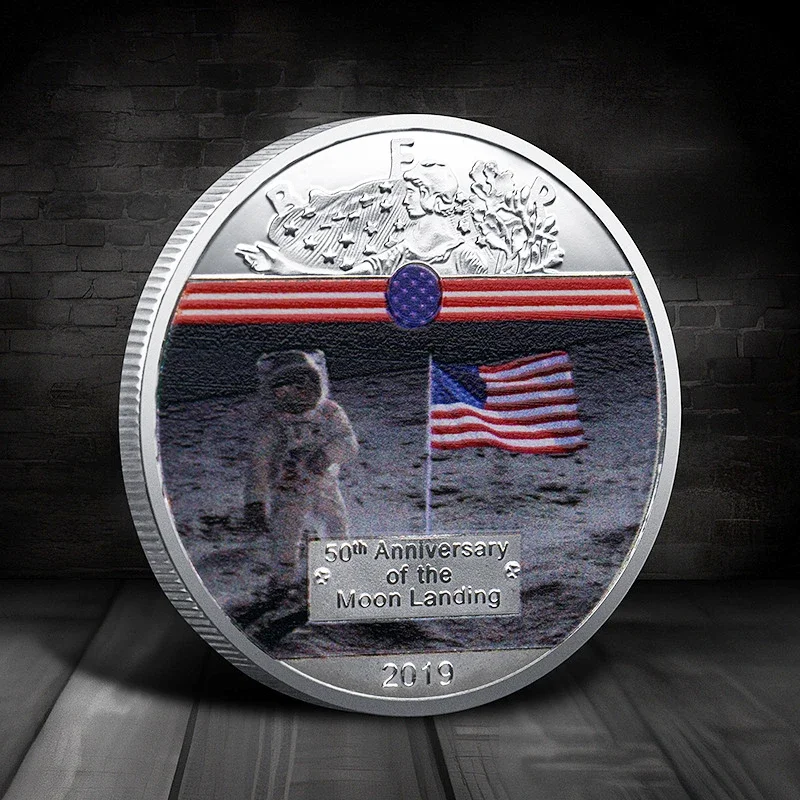 

Коллекционная монета 50th Anniversary of the Moon Landing Apollo 11