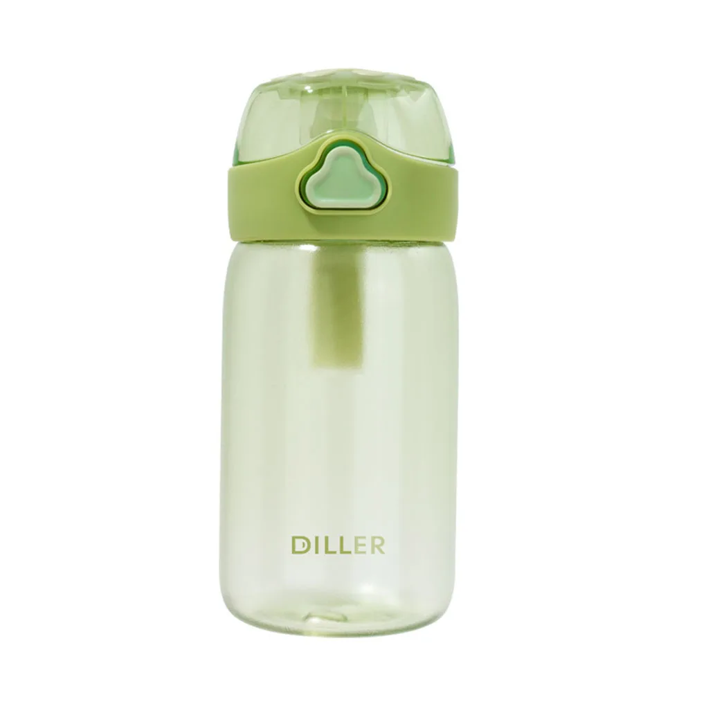 350ml Drink Cup Sports Coffee Milk Mug Indoor Outdoor Home Office Camping Hiking Travel Carrying Water Bottle Orange