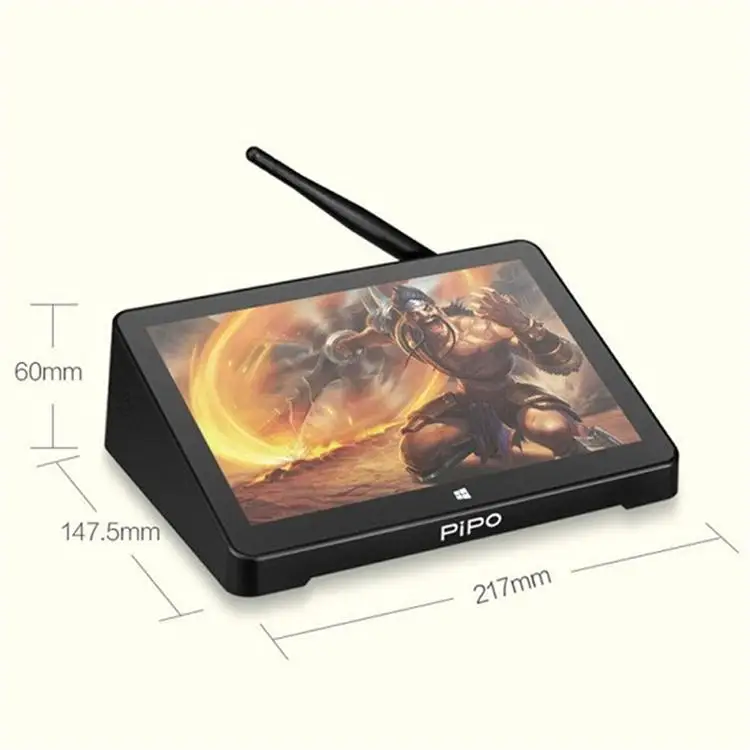 Пожарная ТВ-палка Pipo X9s Mini PC TV Box 8 9-дюймовый сенсорный экран с Win 10+Android 4 Dual Boot