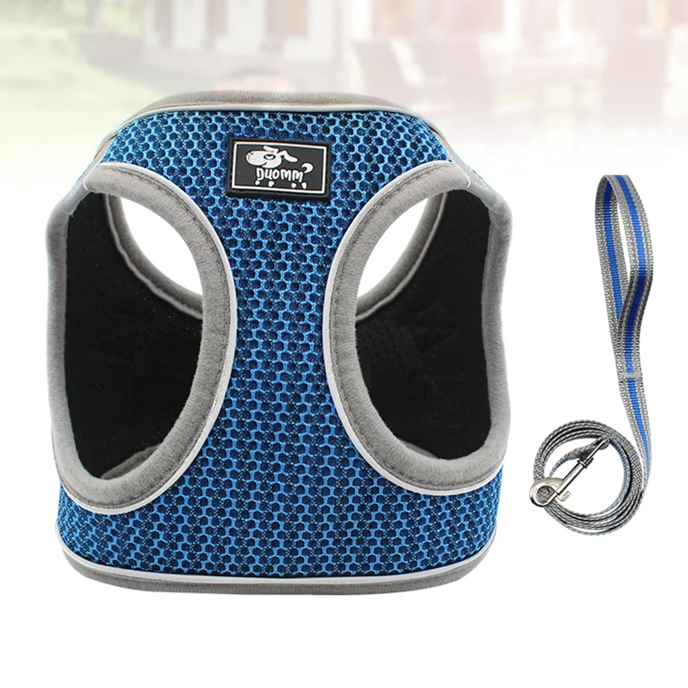 

Harness Cat Dog Reflective Puppy Vest Large Pet Strap Life Pug Set Leash Pulling Cats Bunny Dogs Kitten Retractable Breed
