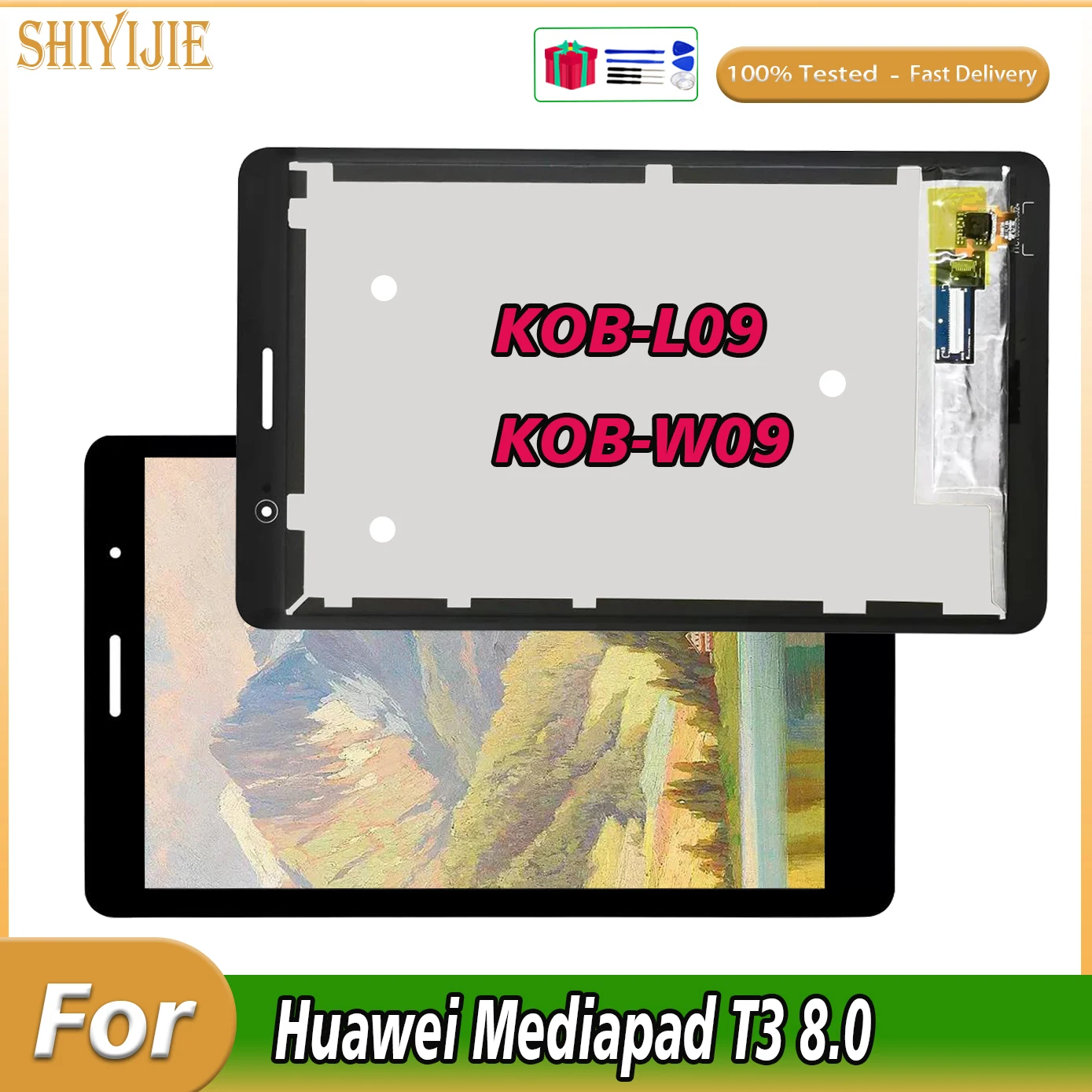

8,0 "Оригинальный сенсорный ЖК-дисплей для Huawei MatePad T8 C3 8,0 дюйма
