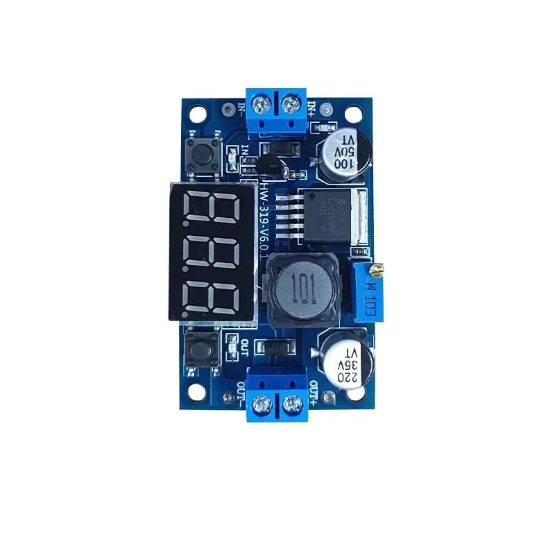 LM2596 DC-DC понижающий преобразователь напряжения 4В~40В в 1.3В-37В с LED-дисплеем, вольтметр, регулируемый блок питания (art.: 3920dafdecd13) - 3920dafdecd13