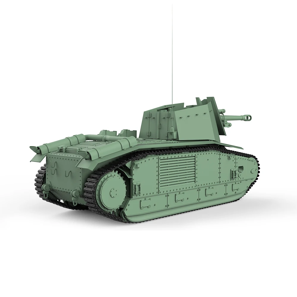 SSMODEL SS664 1/350 1/700 набор военной модели Франция 105 leFH18B2 самоходный пистолет