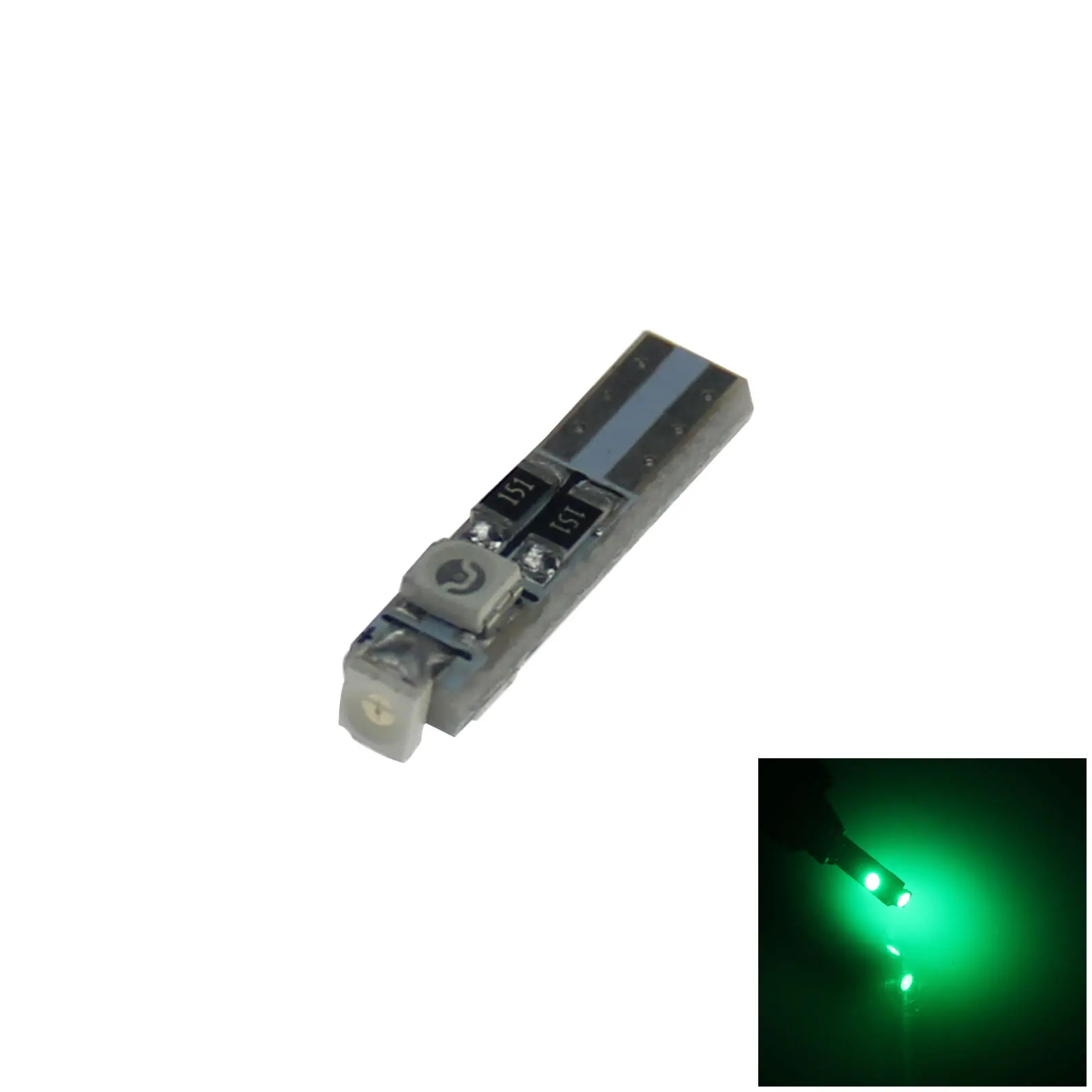 

1 х зеленая светодиодная лампочка для RV T5, 3 излучателя без ошибок Canbus 1210 SMD СВЕТОДИОДНЫЙ 85 86 2721 B007