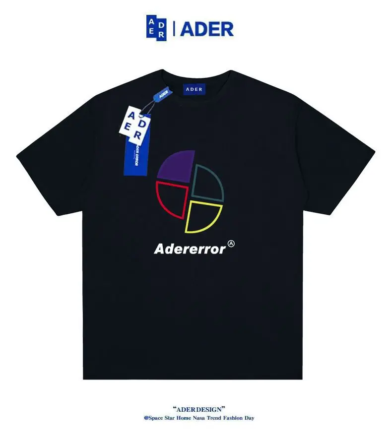 

ADER T-shirt Men's and Women's Unisex Printed Short Sleeve All-match Tops & Tees