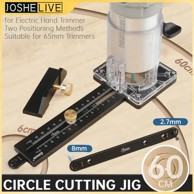 

Дверной шкаф, панель для шкафа, перфоратор, Круглый фрезерный паз, алюминиевый сплав для электрического ручного триммера со шкалой 6-60 см