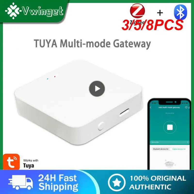 

3/5/8PCS Remote Control Wifi Zigbee Smart Bridge Brug Bridge Hub Wireless Multi-mode Gateway Tuya Gateway
