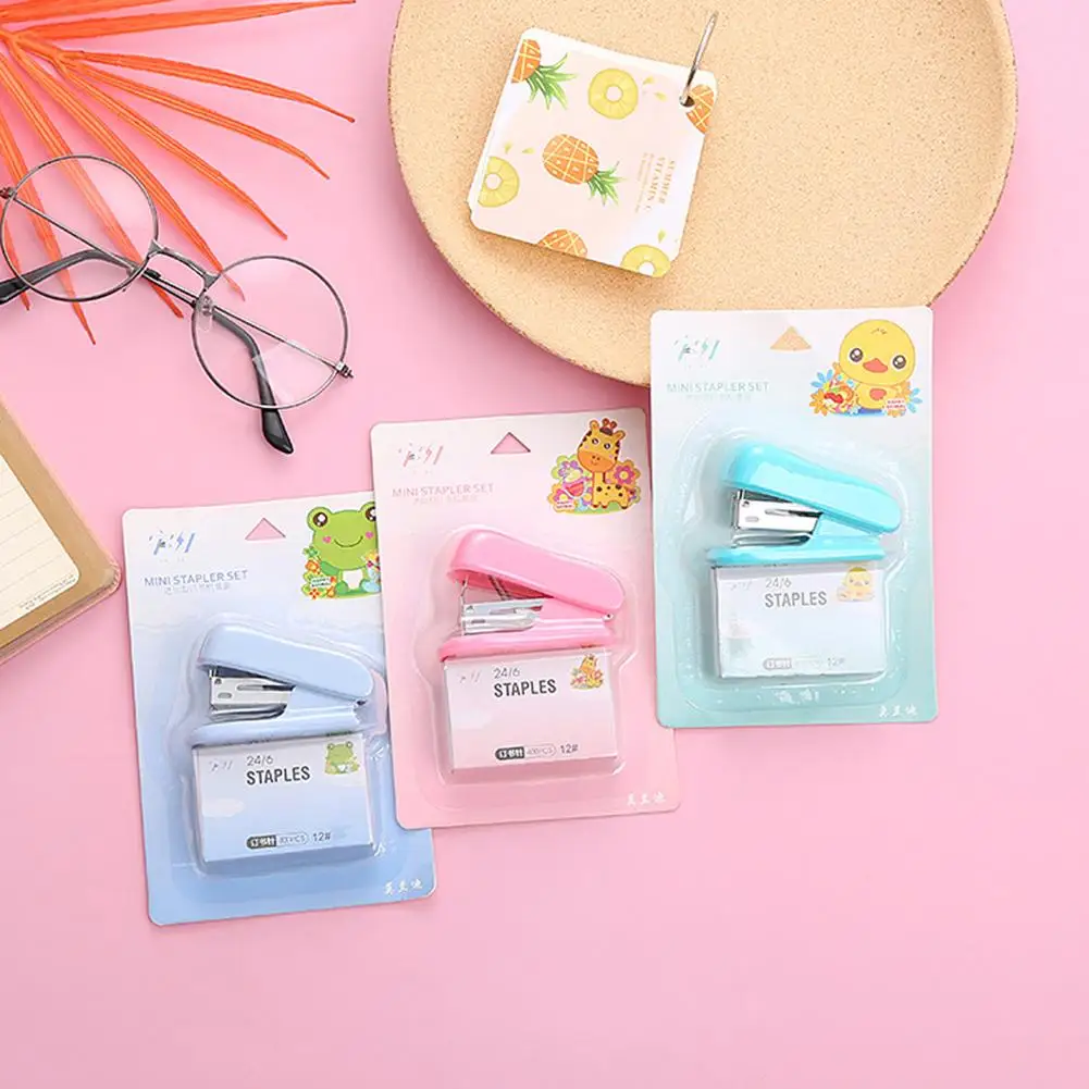 

Handheld Mini Stapler Set Office Stapler For Home School Office Business Desktop Supplies With 400pcs Staples