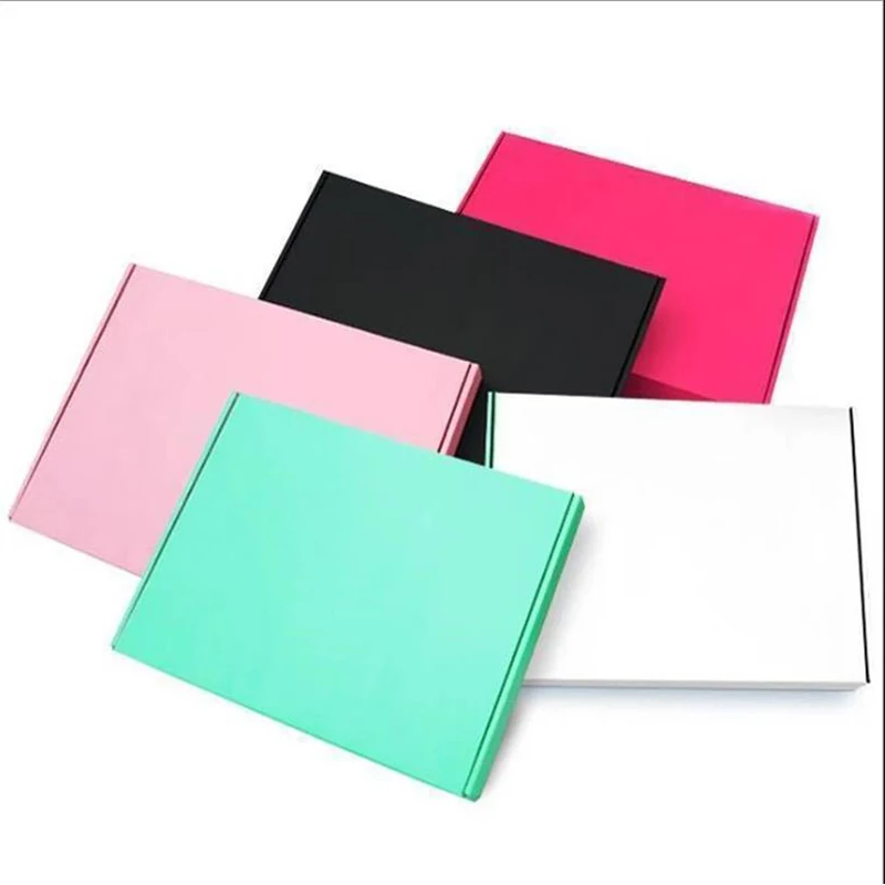 

10 Pieces 150 X100x 40mm 5.9 X3.93x1.57in Solid Color Printed Christmas Gift Box Express Packaging Beautiful Box Rectangular Box