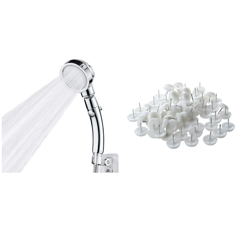 

70 Chair Table Feet Nail Pad Nail-On Glide Floor Protector 1.8Mm With Shower,High Pressure Handheld Shower Head