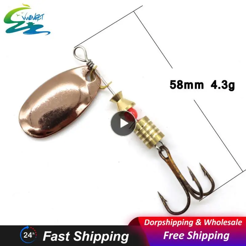 

Fake Bait Whole Waters Sea Fishing Bionic Bait Fishing Goods Bionic False Bait Metal Hand-cranked Slices Artificial Bait 63mm7g