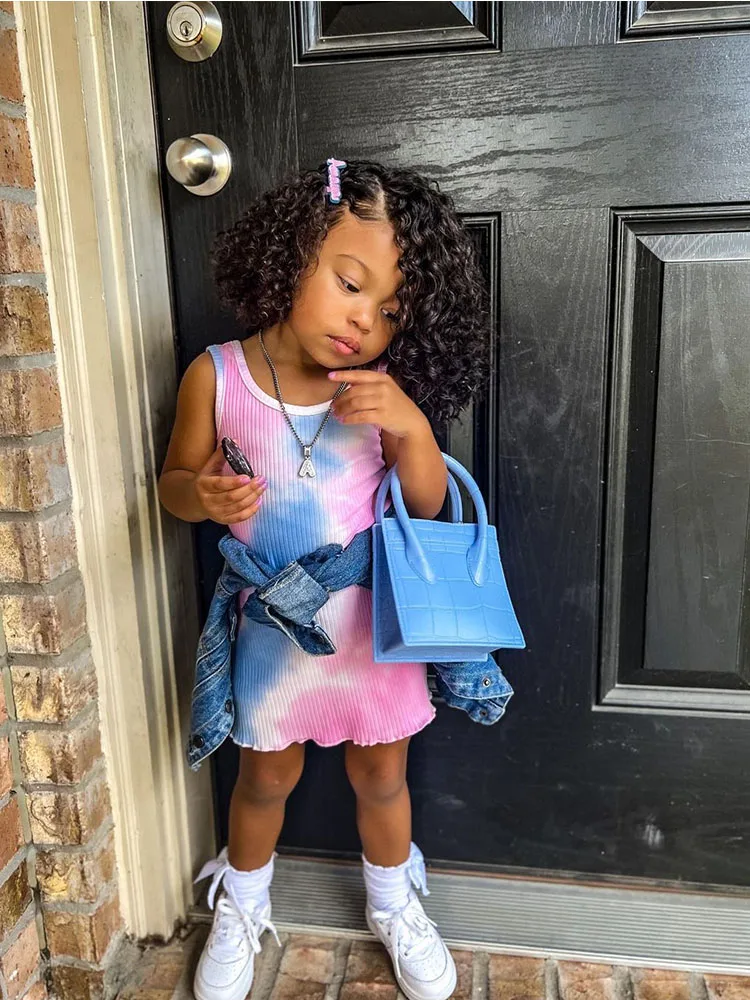 

Летнее трикотажное платье для девочек 1-8 лет