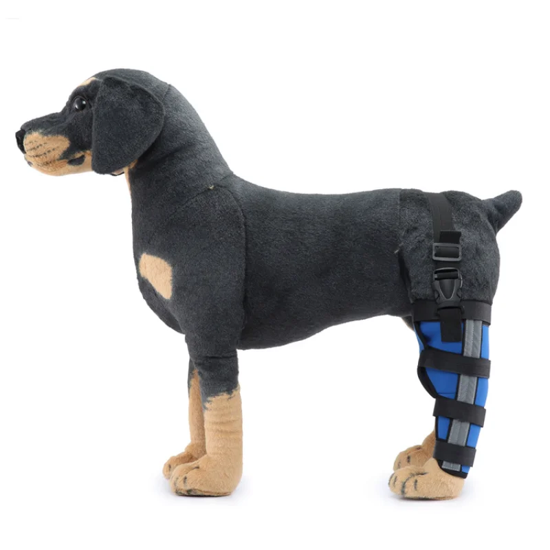 

Pet Knee Pads Dog Support Brace for Right Left Leg Hock Joint Wrap Breathable Injury Recover Legs Dog Protector Support