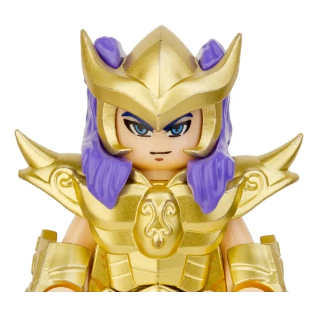 Фото Набор строительных блоков «Святилище: Огненный час» по мотивам Saint Seiya: Зодиакальные знаки Овен, Лев, Водолей, Афина, Ширю, мини-фигурки-игрушки №5