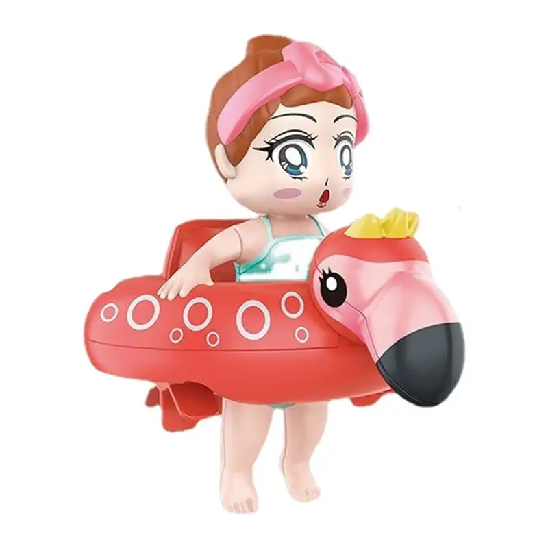 

Swimming Girl Bath Toys Floating Clockwork Bathtub Swimming Pool Toy Floating Water Bathtub Shower Toys With Cute Girl Shape