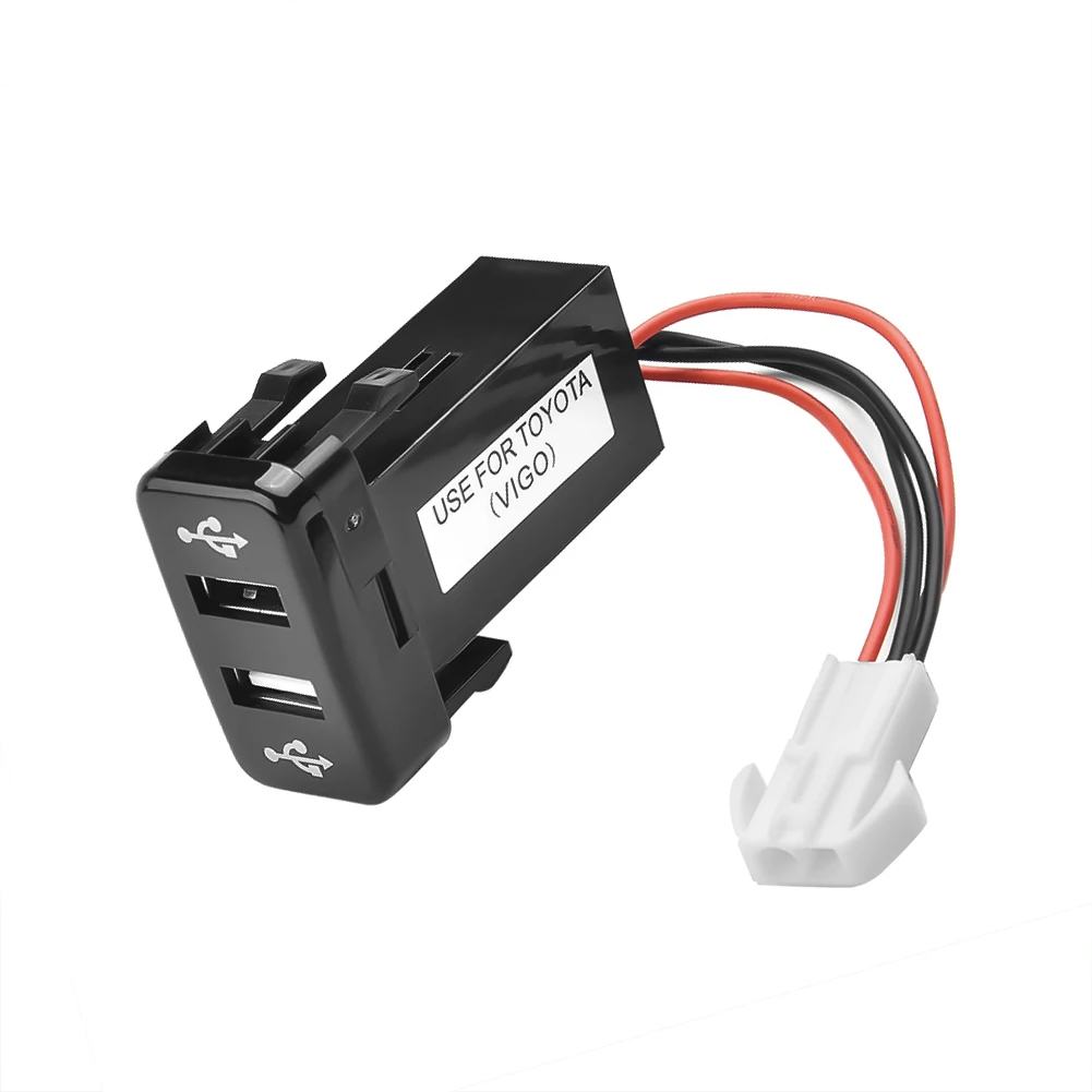 

1*Car Dual Rapid USB 2-Port Phone Charger For T/oyota 4Runner 120 Series 2003-2009 Car Electronics Accessories Car Styling