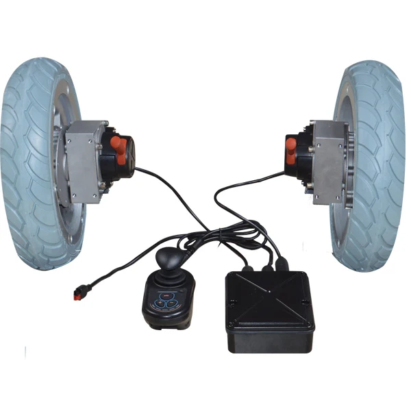 

24V Electric Wheelchair Conversion Kit Brushless Motor And Joystick Controller For Electric Power Wheelchair