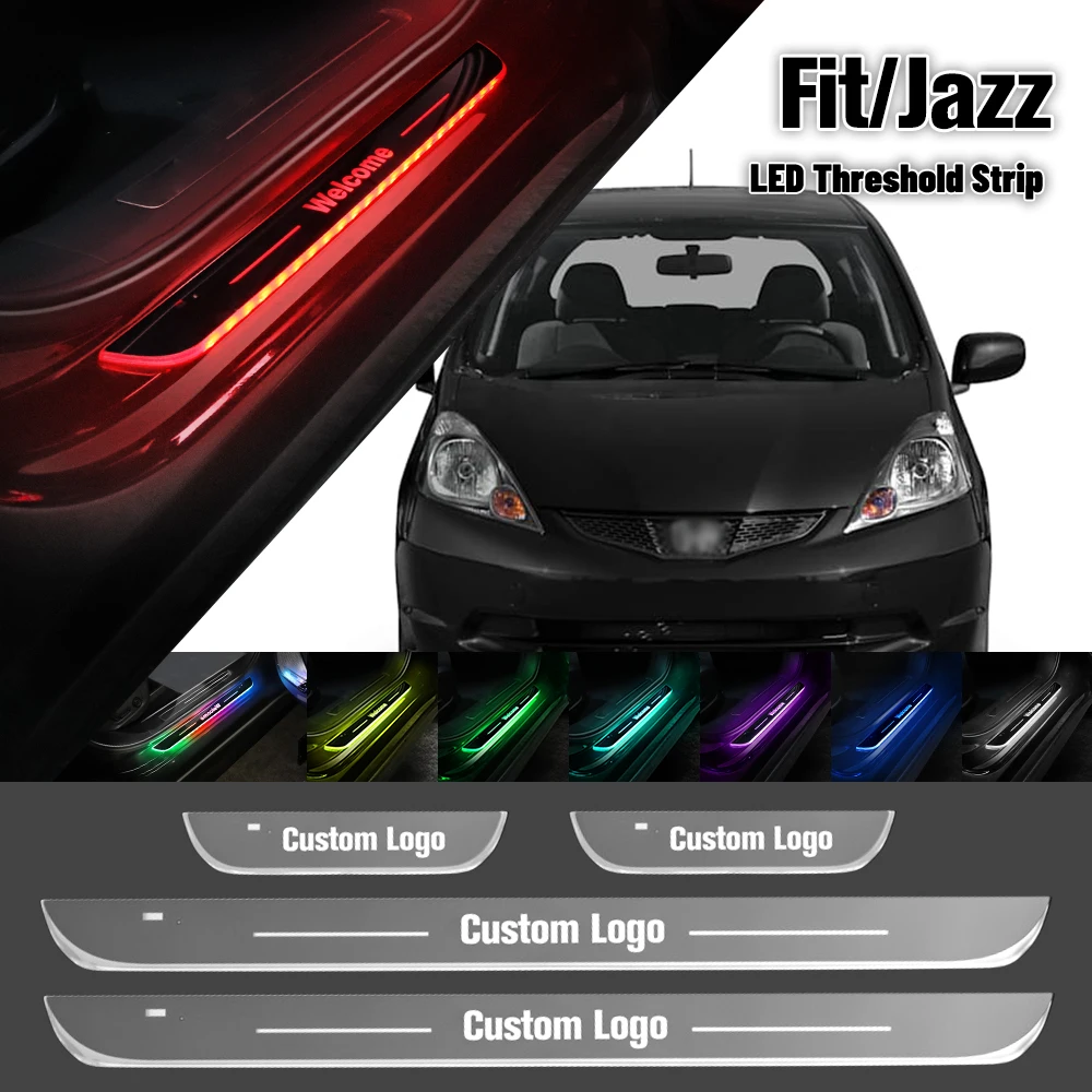 Для Honda Fit Jazz 2002-2023 автомобильная лампа с индивидуальным логотипом подсветка