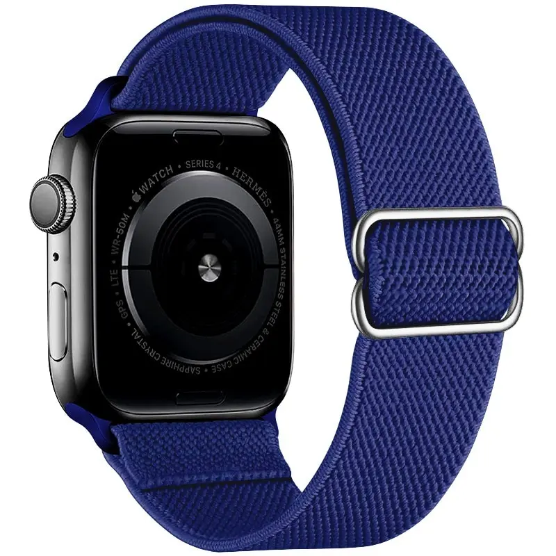 

Nylon Strap For Apple watch band 44mm 40mm 42mm 38mm 41mm 45mm smartwatch wristband belt loop bracelet iWatch Series 3 5 se 6 7