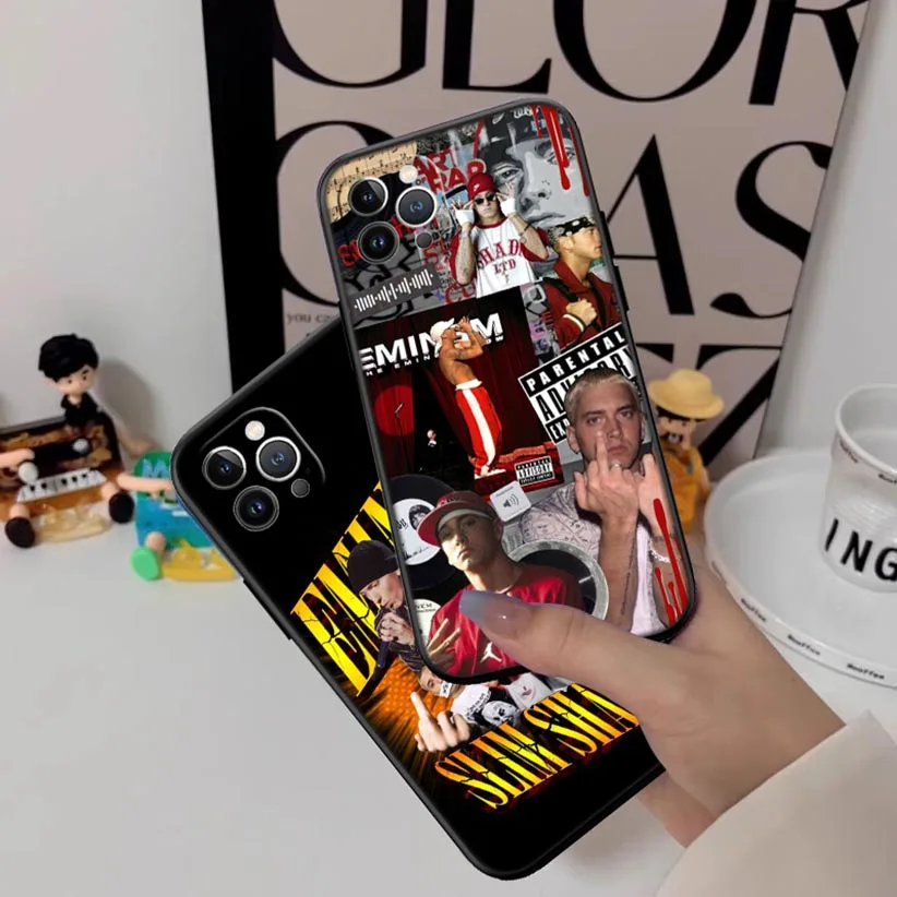 Чехол для телефона E-Eminem Samsung Galaxy Note 8 9 10 20 Ultra Lite Plus A03 A11 M21 J5 J6 J7 J8 Prime Core Pro Quantum 2