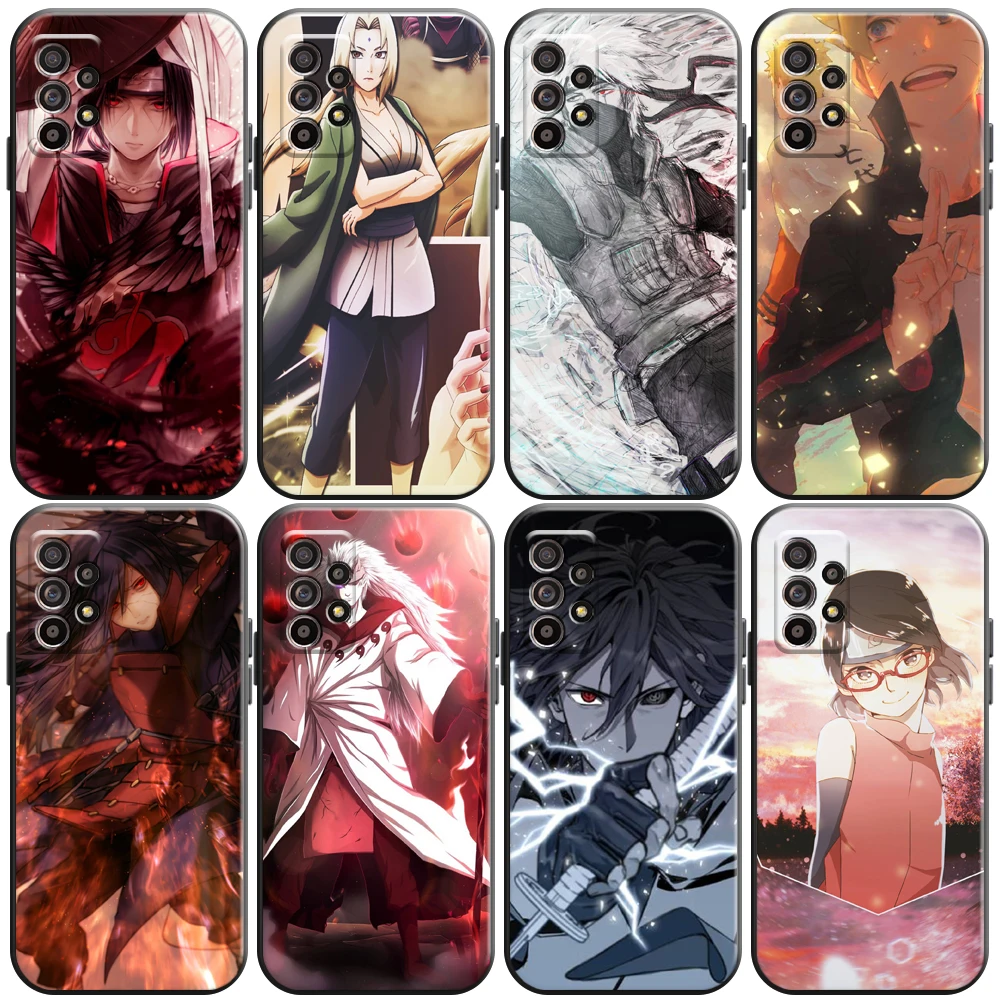 

Japan NARUTO Anime Phone Case For Samsung Galaxy A01 A02 A10 A10S A20 A22 4G 5G A31 Soft Silicone Cover Back Coque