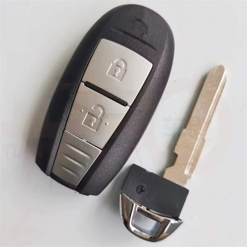 

DAKATU Smart key Remote Key Shell 2 button for SUZUKI SX4 Swift Vitara S-CROSS key with Emergency Key Blade