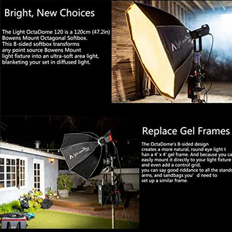 Свет Aputure восьмиугольный 120 см портативный Bowens Mount Softbox фотография Аксессуары для