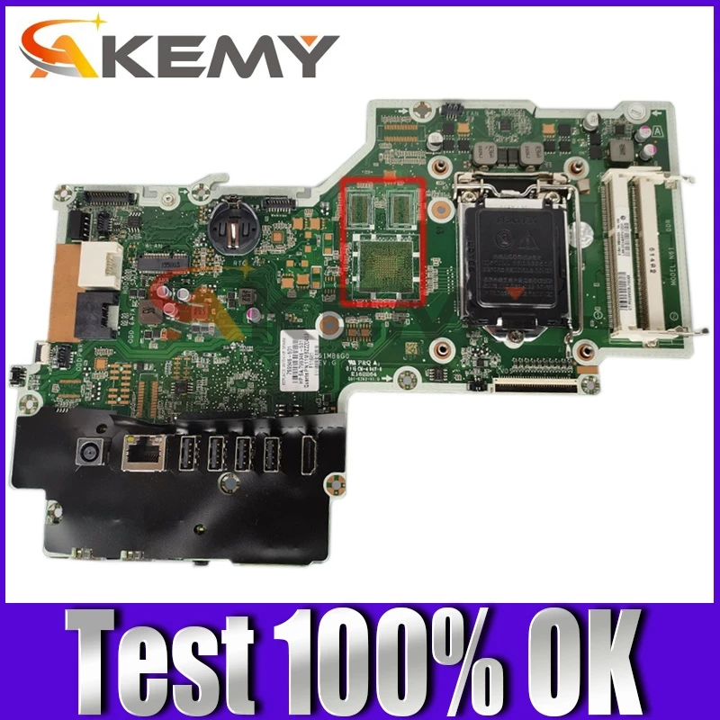 

100% работает для HP Pavilion 22-A 23-Q 27-N Socket LGA1150 материнская плата AIO 799346-501 Материнская плата DA0N61MB6G0 протестирована ОК