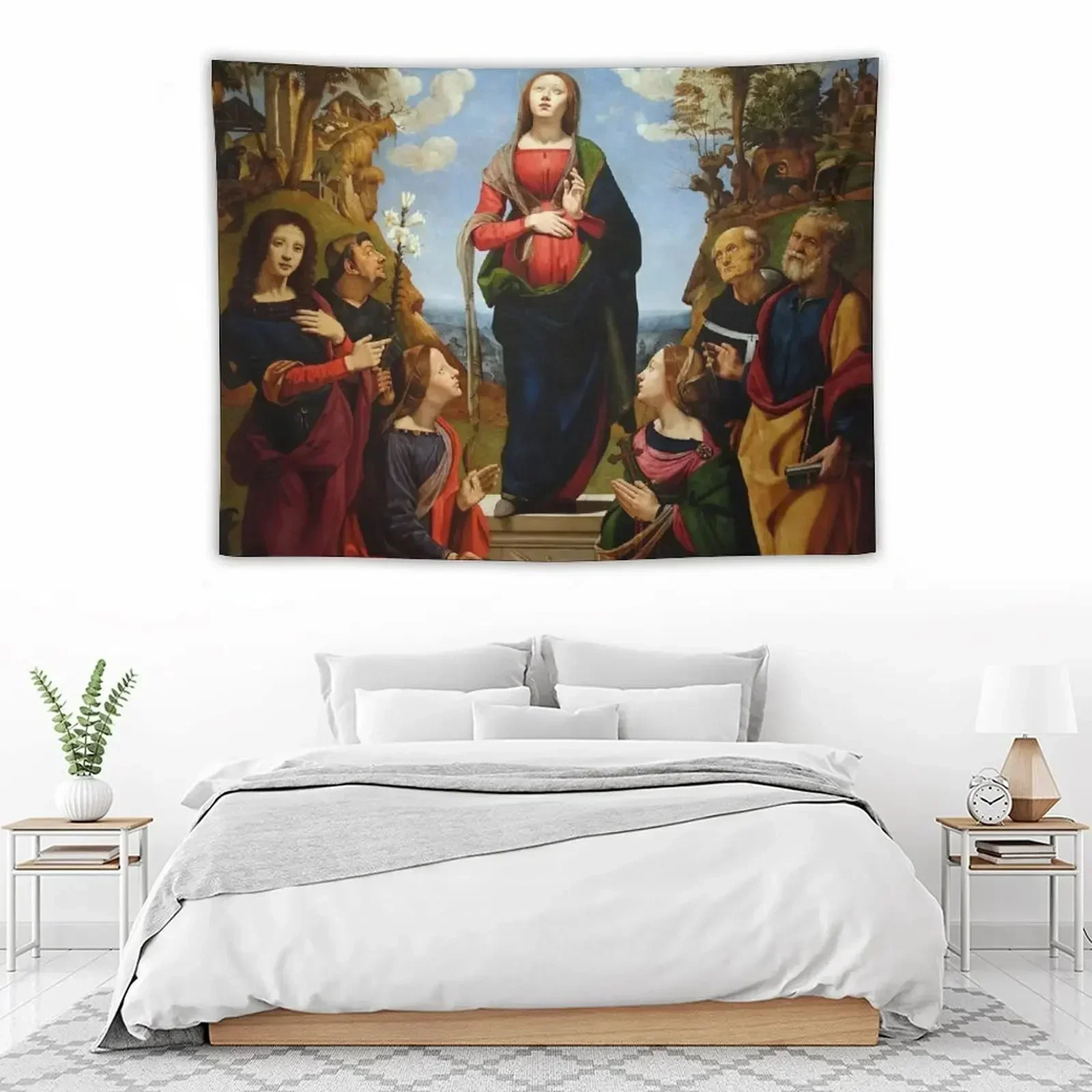 Несправленная концепция с святами Гобелен Пиро ди Космомо Эстетические