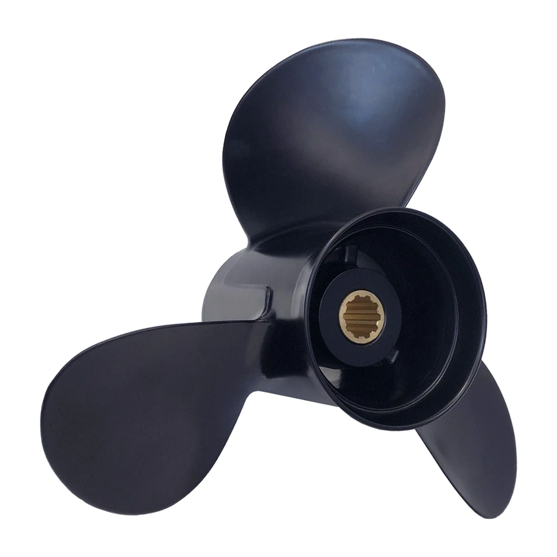 3R0B645270 Boat Propeller 48-19640A40 346-64104-5 Fit for Mercury Mariner Tohatsu Nissan Outboard 25-30HP Black Aluminum Alloy