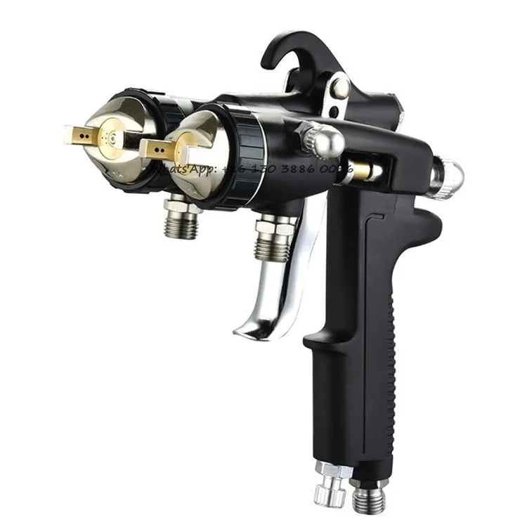 

1.4mm Nozzle Two-component Coating Dual Head External Mixing Spray Gun for Automatic Coating Equipment