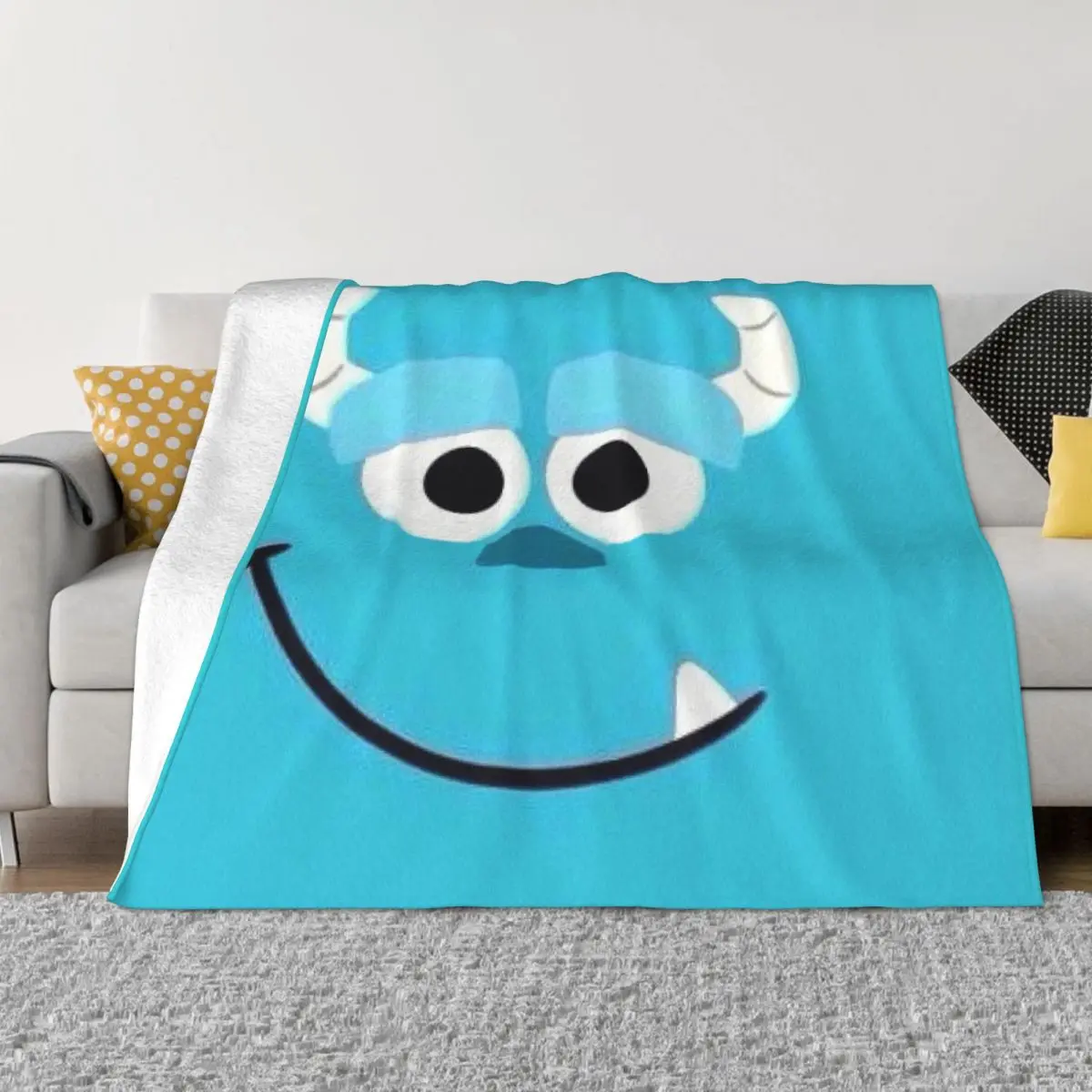 

Cartoon Anime Monster Lovers Portable Warm Throw Blankets for Bedding Travel