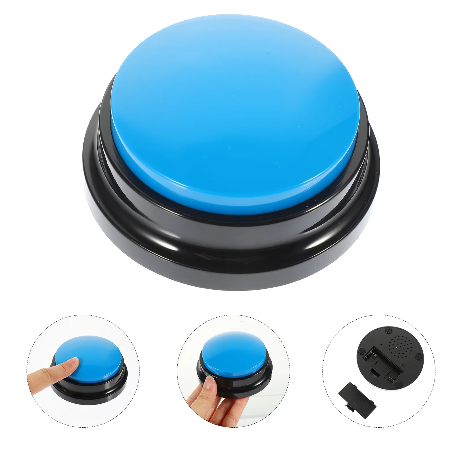 

Button Dog Buttons Talking Buzzer Training Recording Pet Voice Recordable Dogs Buzzers Speaking Interactive Sound Answer Record