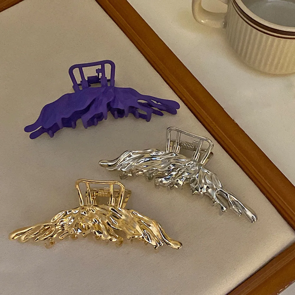 

Metal wind butterfly wing hairpin Korean fashion personality niche hair clip temperament hairpins claws clips hair accessories