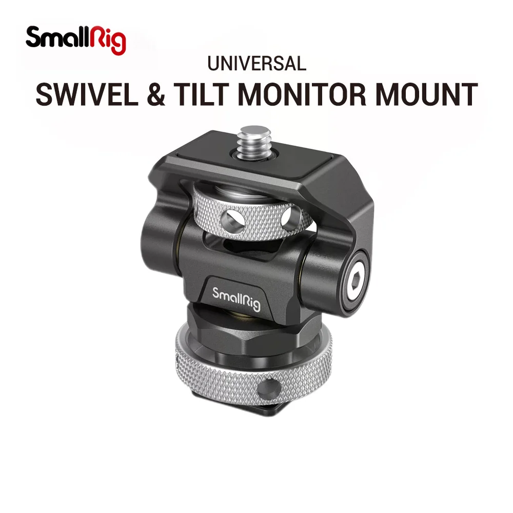 

Быстросъемный держатель SmallRig для монитора, поворотный и Наклонный регулируемый держатель для монитора с холодным башмаком/ARRI/ NATO Mount 2905