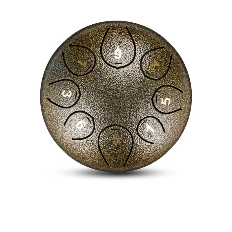 

Factory percussion instrument 6 inch 8 tone hollow drum steel tongue drum