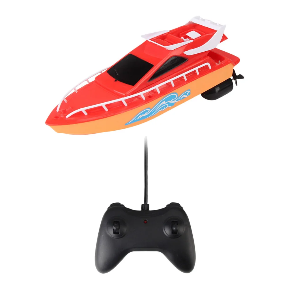 

Remote-Control Ship Speedboat RC Plaything Children Toy Kids High-speed Electric Waterproof Toy's Funny Take Bath