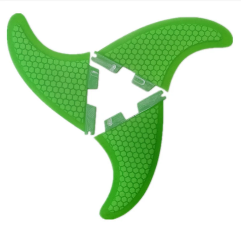 

Surfboard Rudder Fin For Fcs Ii Box G5 Fiberglass Material Surfboard Rudder Set Of 3 Sets Base: 111Mm Depth: 117Mm