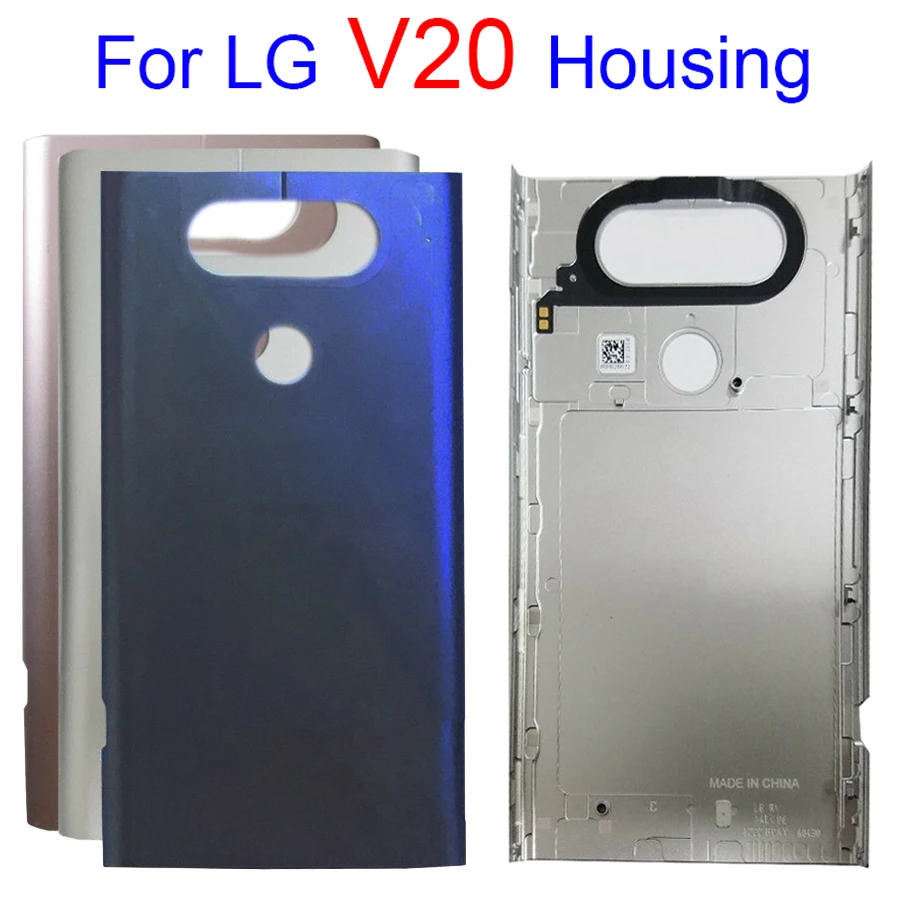 Задняя крышка батарейного отсека для LG V20, запасные части для корпуса V20, Крышка батарейного отсека H990, H910, H918, LS997, US996, VS9, чехол