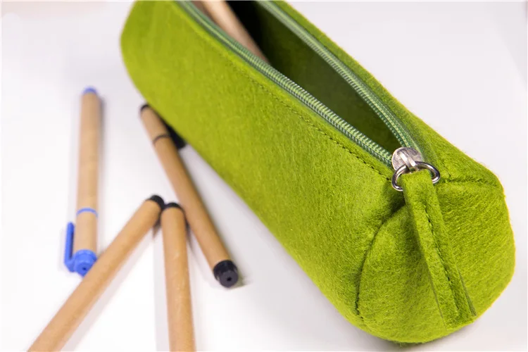 

Felt Penbag, Simple And Large Capacityfelt Stationerybag, Student Stationery Bag