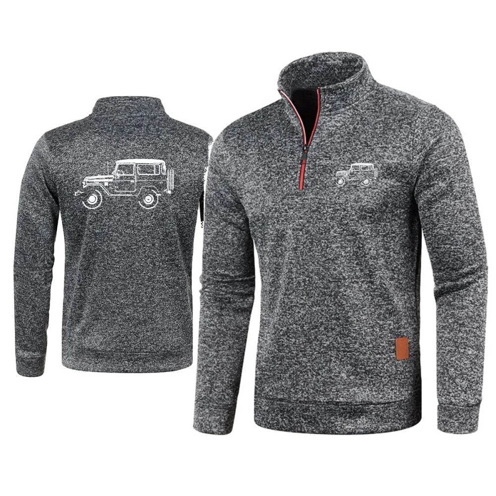МУЖСКАЯ толстовка с капюшоном FJ40 Land Cruiser 4X4 Cross Country Vehicle Мужской пуловер Свитер на
