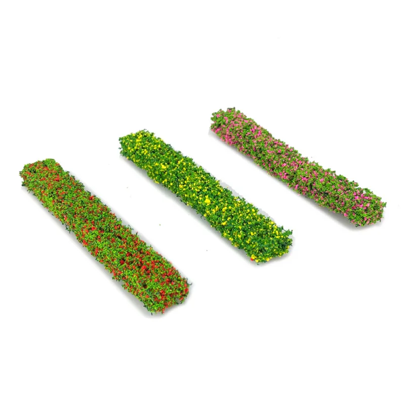 

2PCS DIY Miniature Flower Cluster Garden Decor Static Scenery Model Landscape Wargame Grass Tufts Building Sand Table Layout
