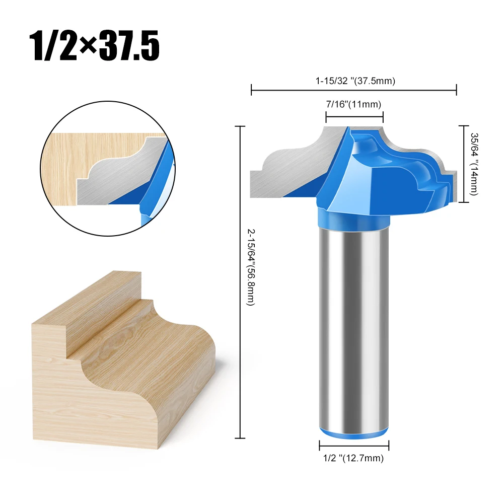 

Нож для резки дерева и деревообработки, хвостовик 12 мм, 1/2 дюйма
