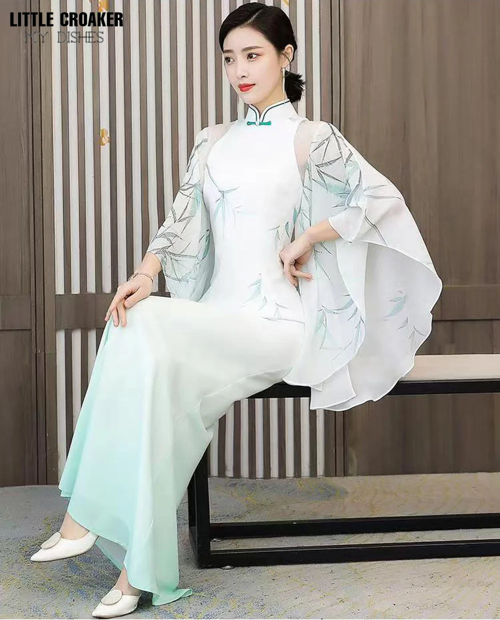 2022 Elegant White Evening Dresses Long with Shawl Satin Plus Size Evening Gown Arabic Mermaid Formal Dress Vestidos De Festa