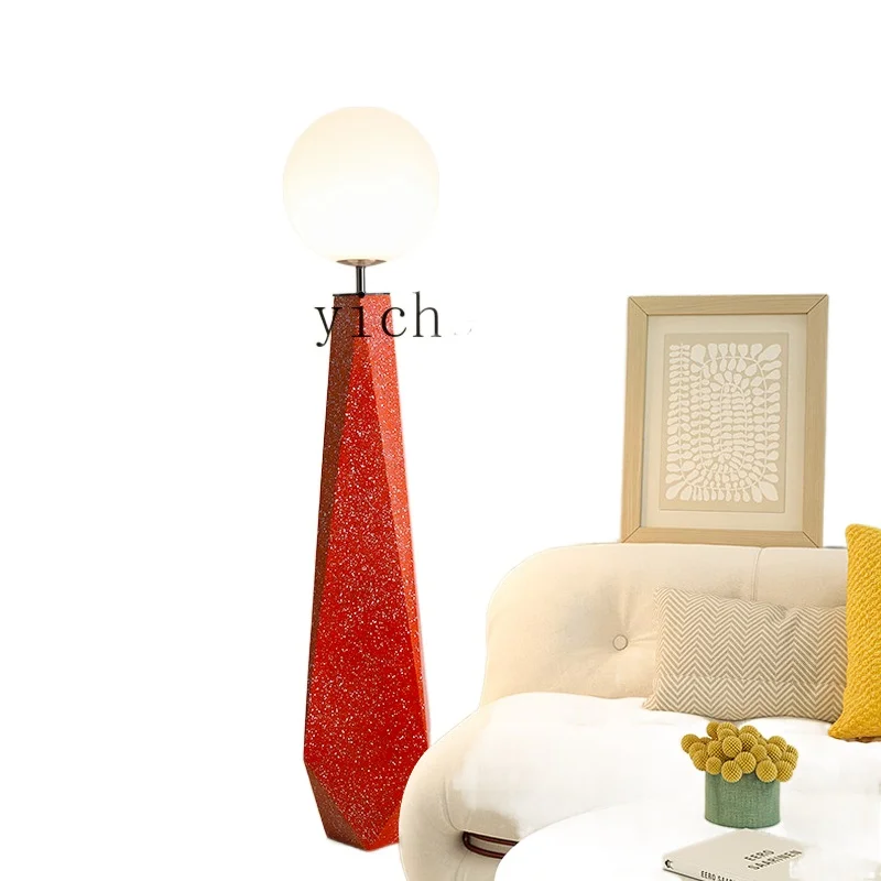 

XC Middle-Ancient Art Floor Lamp Living Room Sofa beside Bauhaus Bedroom Vertical Internet Celebrity Corner Lamp