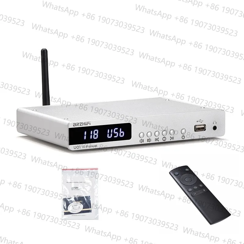 Фото BRZHIFI U01 Устройство для воспроизведения музыки без потерь с поддержкой APE, декодер ES9038, цифровой проигрыватель, Bluetooth 5.0 №3