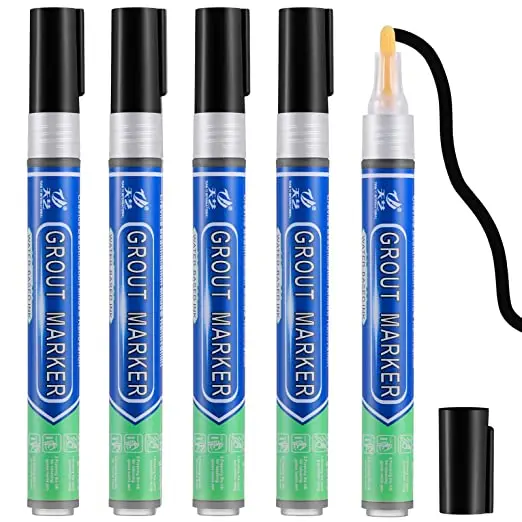 

5Pcs Gap Filler Tile Pens Grout Marker Adhesion Decontamination Pen