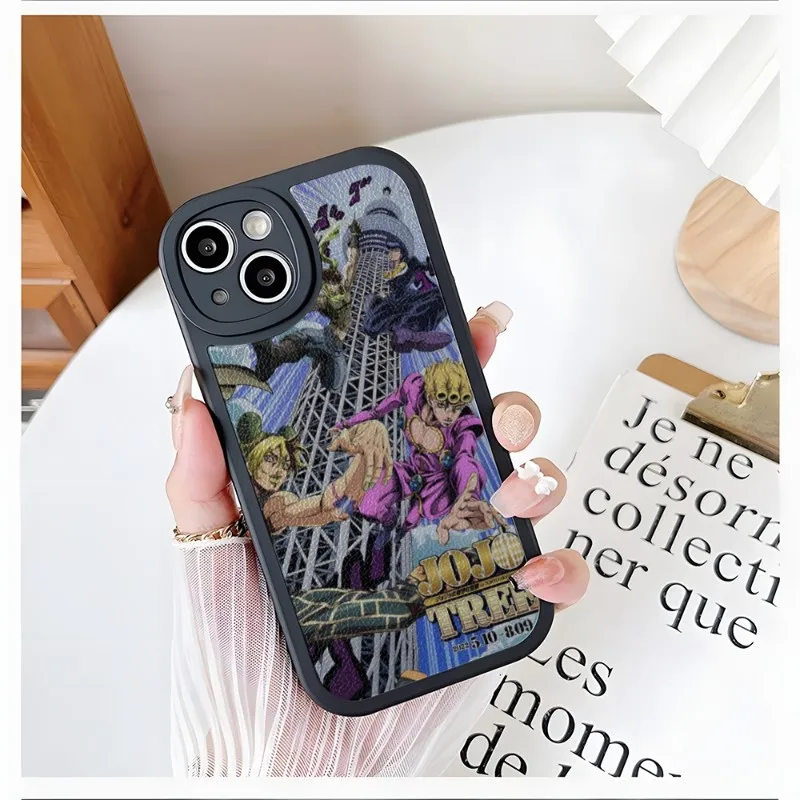 

JoJo's Bizarre Adventure JoJo Phone Case For IPhone 14 13 11 12 Pro Max Mini X XR XS 6 7 8 Plus Mini 2022 Lambskin Silicone